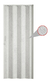 Porta Sanfonada PVC Branca Pintadinha 0,84 x 2,10m - comprar online