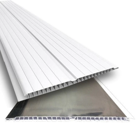 Forro de PVC - Branco Frisado Régua c/ 3,50 metros c/ Pel. Térmica