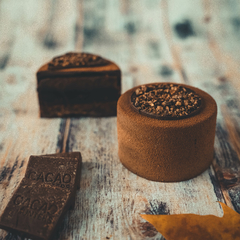 Alfajor de Cafe y Nibs de cacao (Vegano) - Kella Chocolates