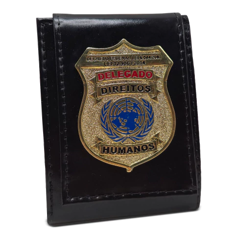 DIREITOS HUMANOS DELEGADO - Carteira em Couro Legítimo - Porta Notas - comprar online