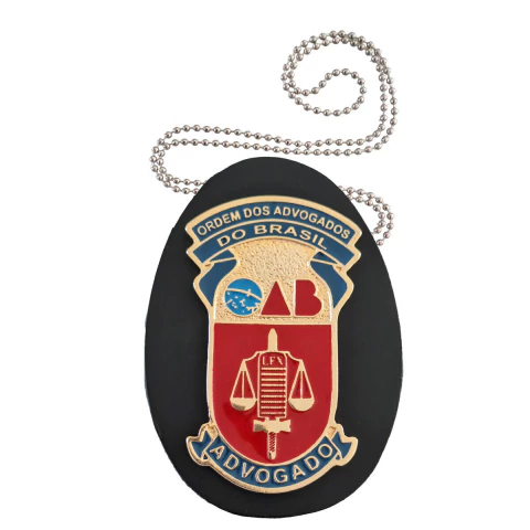 ADVOGADO OAB - Distintivo com Brasão em Metal Maciço
