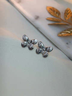 Brinco borboleta aço inox BRILY04 - Ruchelli Bijoux