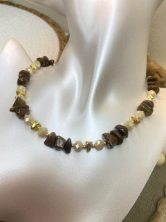 Chocker cascalho misto/cristal ng15 na internet
