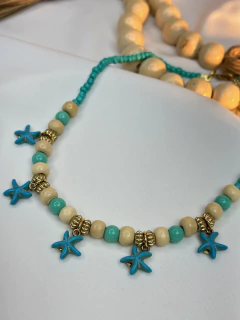Colar miçangas mista estrela COJ01 na internet