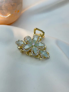 Piranha M flor aplicação/ cravejada PIMU11 - Ruchelli Bijoux
