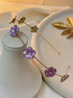 Tiara ferro flor resinada TILS07 - loja online