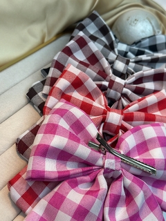 Laço xadrez Bico de Pato LAJ01 - Ruchelli Bijoux