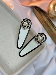 Dupla Bico de pato estela oval BICGR03 - Ruchelli Bijoux