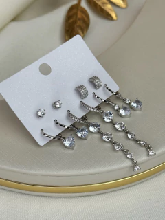 Kit 5 pares de brincos gota/misto BRIGR10 na internet