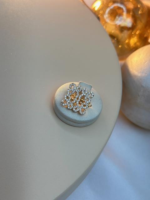 Pingente/ Charm quadrado detalhado PINPR01 - comprar online