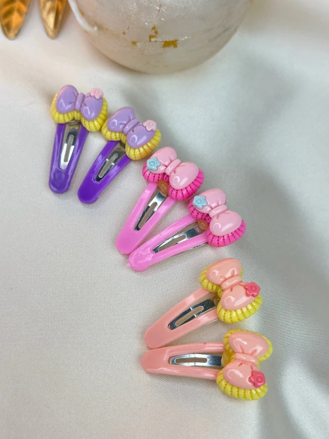 Kit 2 tictac infantil laço INFCS01 - comprar online