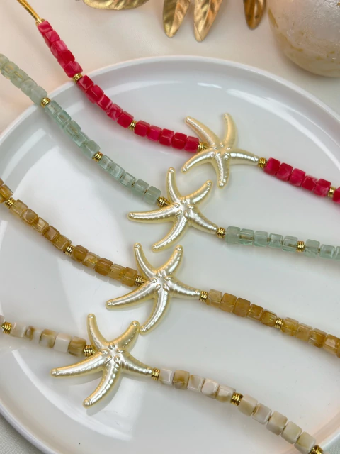 Colar fio estrela do mar CONG03 - comprar online