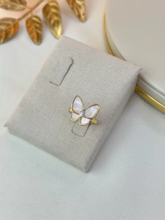 Anel borboleta Jade madrepérola ANLS07 na internet