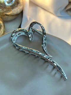 Piranha G coração martelado PILC01 - Ruchelli Bijoux