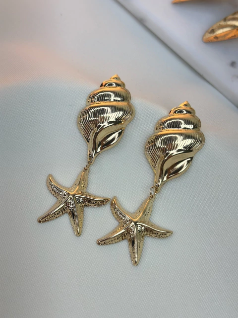 Brinco caracol/estrela BRILY04 - comprar online