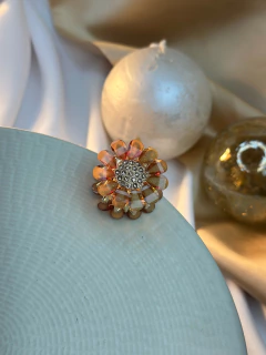 Piranha ferro P flor de vidro cravejado PIMU01 na internet