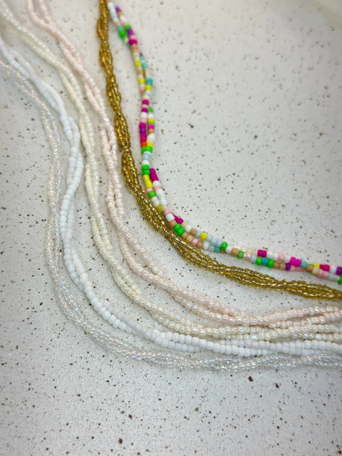 Chocker duplo miçangas trançado COJW07 - comprar online