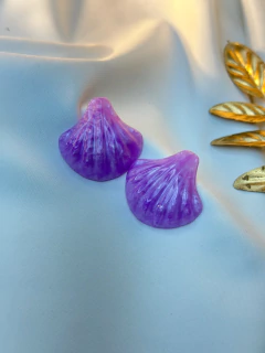 Imagem do Brinco concha resina BRIJC01