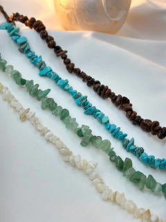 Colar cascalho COJ07 - Ruchelli Bijoux