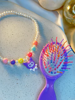 Kit escova e colar turma Hello Kitty INFVD01 - loja online