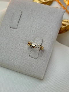 Anel falange coração liso ANJM02 na internet