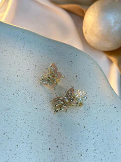 Kit 2 peças piranha borboletas /bico de pato PILR03 - Ruchelli Bijoux