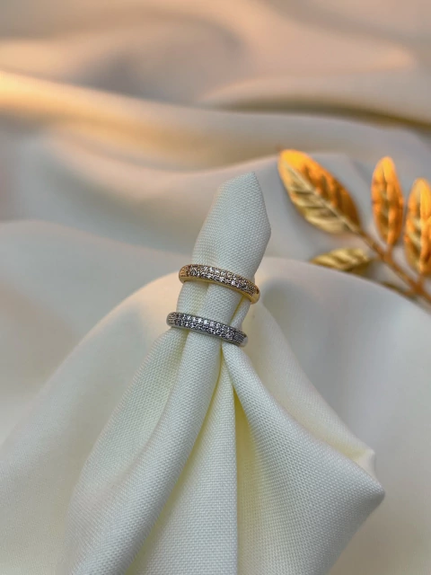 Anel tubo cravejado II ANJM02 - comprar online