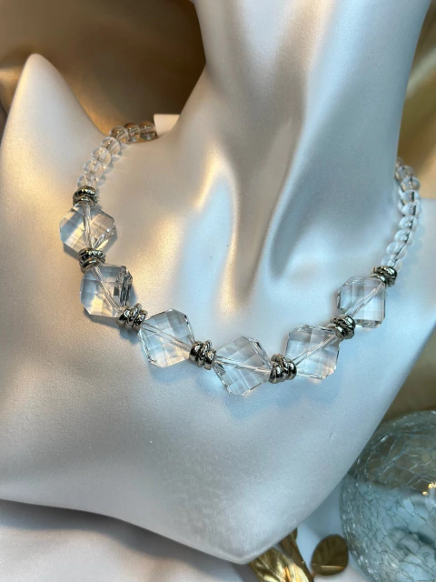 Colar transparente com níquel COJ01 - comprar online