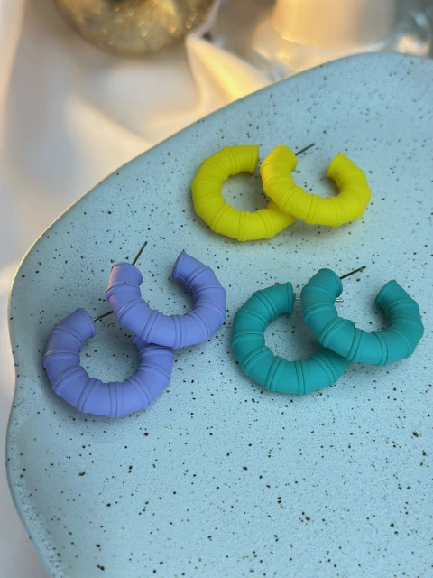 Argola fosca listras BRIRI01 - comprar online