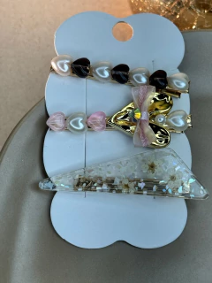 Kit 3 bicos de pato triângulo encapsulado/corações BCLR01 na internet