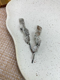 Dupla de grampo folhas ly06 - Ruchelli Bijoux
