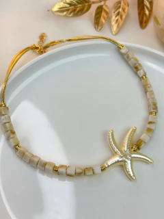 Colar fio estrela do mar CONG03 - Ruchelli Bijoux