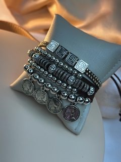 Kit de pulseira com moedas courino PUJ01 - loja online