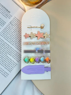 Cartelona 6 peças estrela resinada e marina CAROT01 na internet