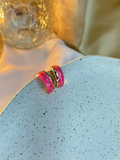 Brinco argola p resinada BRIJC01 - Ruchelli Bijoux