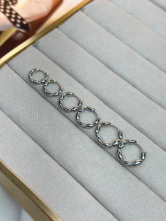 Trio de brinco grãos BRIMN05 - Ruchelli Bijoux