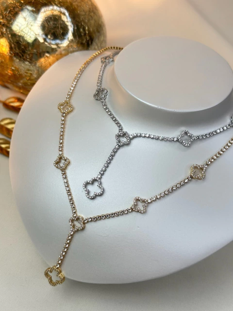 Colar riviera vancleef vazado COJT12 - comprar online