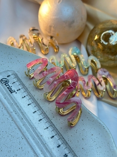 Piranha ferro M ondas luxo PIDN01 - Ruchelli Bijoux