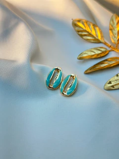 Brinco buzios resinado BRISE01 - Ruchelli Bijoux