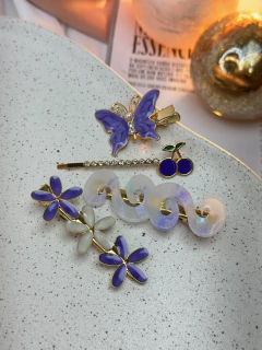 Kit 4 peças borboleta/flores resinadas BCJT01 na internet