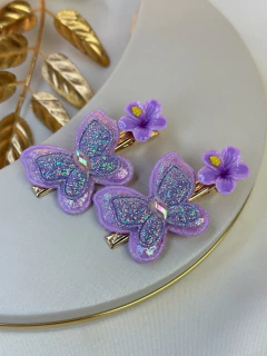 Kit 2 bicos de pato borboleta/hibisco BICMU15