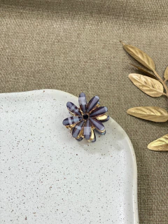 Piranha ferro P flor de vidro pedra PIMU01 - comprar online