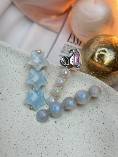 Kit 3 bicos de pato estrelas/coração chaton BCFP01 - Ruchelli Bijoux