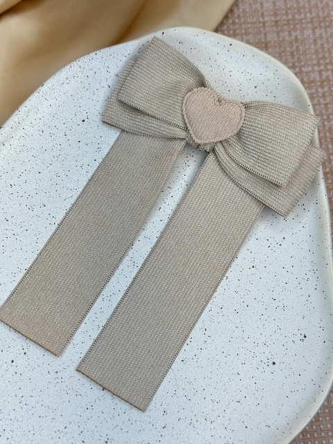 Laço Fita Cotêle coração nude Bico de pato LAJD01 - comprar online