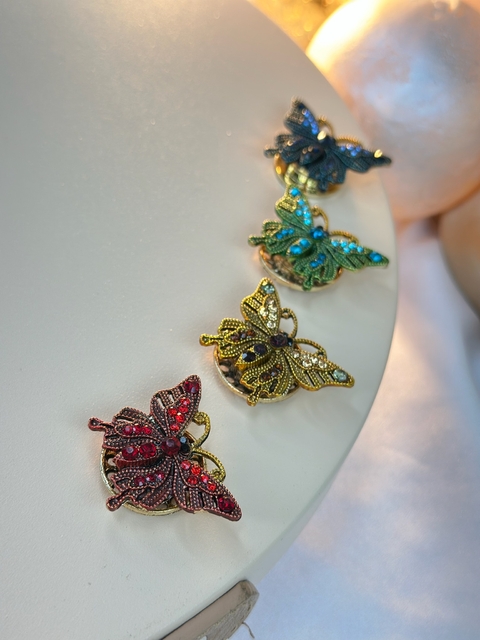 Broche imã borboleta cravejada BROPK01 - comprar online