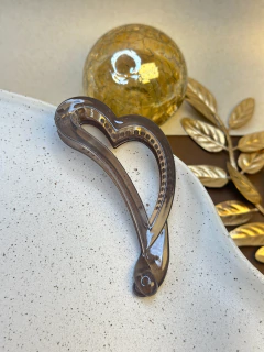 Bananinha coração translucido BAMU05 - Ruchelli Bijoux