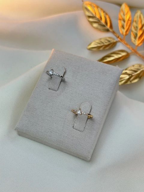 Anel falange gota cristal ANJM02 - comprar online