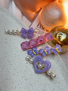 Imagem do Kit 4 bicos de pato coração/borboletas/laço BCFD01