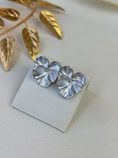 Brinco flor pintada BRISN07 na internet