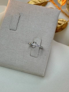 Anel falange vancleef liso/cravejado ANJM02 - Ruchelli Bijoux